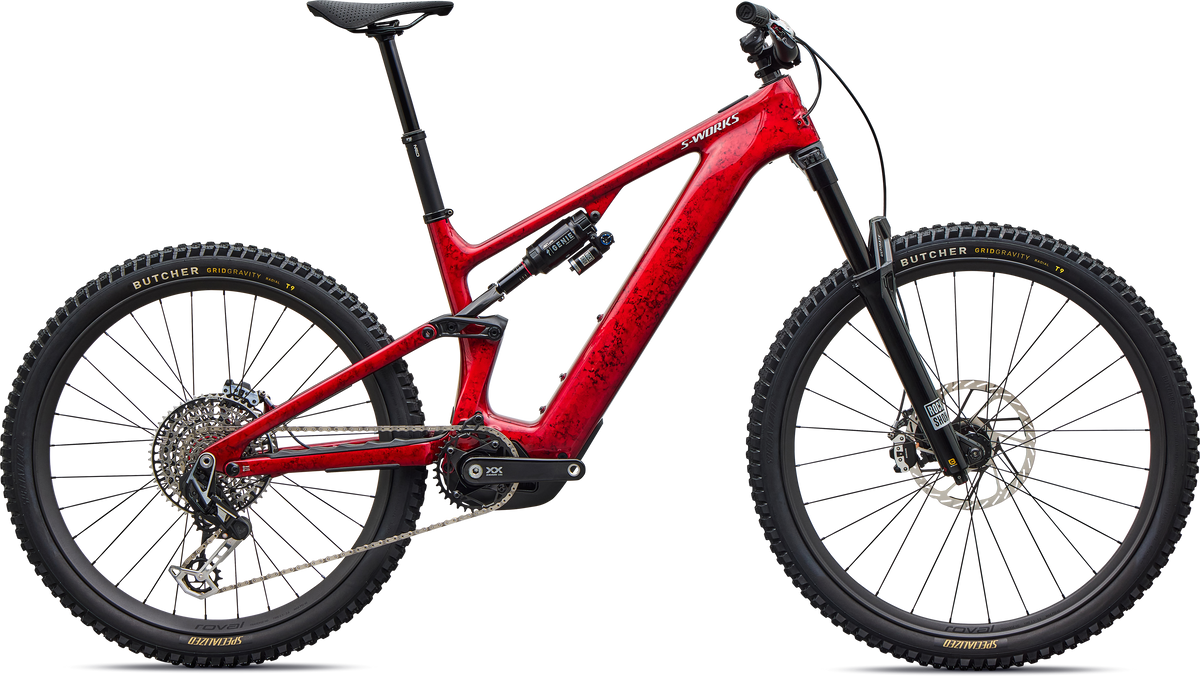 Specialized S-Works Turbo Levo 4 – Gloss Red Tint / Silver Dust / Metallic White Silver