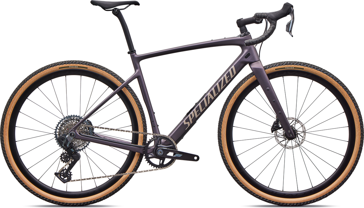 Specialized Diverge 4 Expert Carbon AXS 2026 – Satin Nebula Metallic / Sandstone Metallic