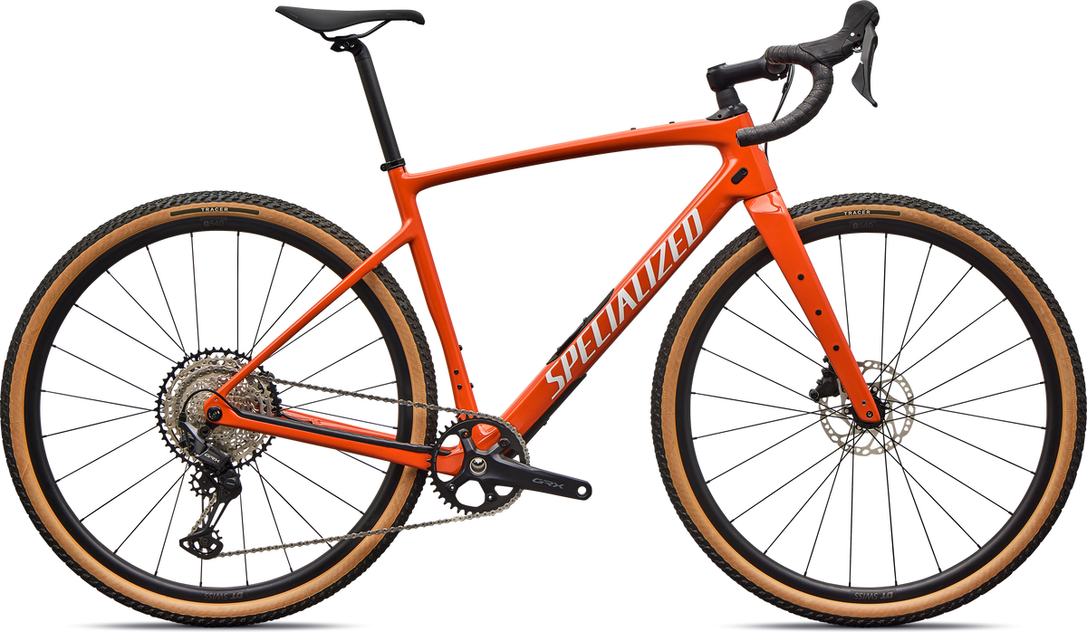 Specialized Diverge 4 Sport Carbon 2026 – Gloss Deep Orange / Dune White