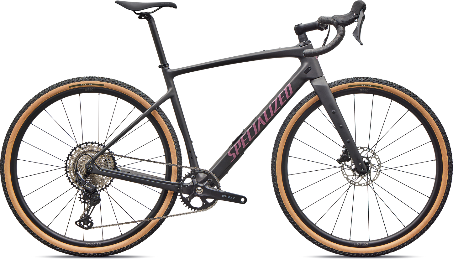 Specialized Diverge 4 Sport Carbon 2026 – Satin Obsidian Metallic / Quartz Metallic