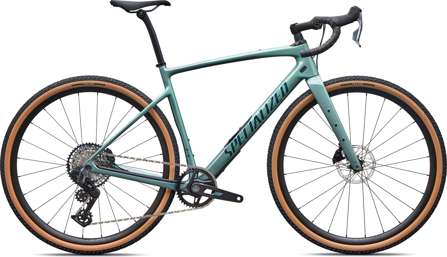 Specialized Diverge 4 Expert Carbon AXS 2027 – Gloss Fjord Metallic / Emerald Metallic