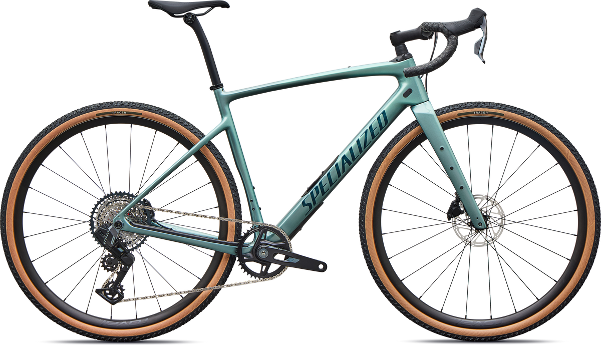 Specialized Diverge 4 Expert Carbon AXS 2027 – Gloss Fjord Metallic / Emerald Metallic