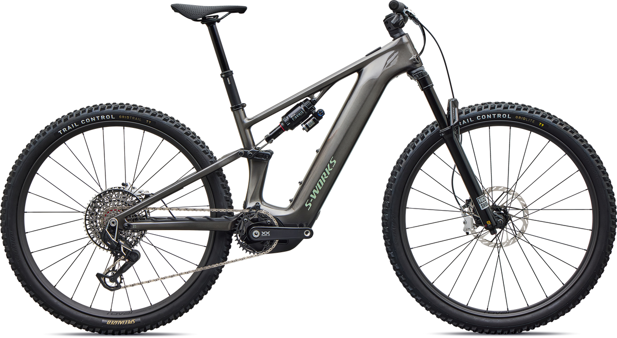 Specialized S-Works Turbo Levo R – Gloss Warm Smoke / Pistachio