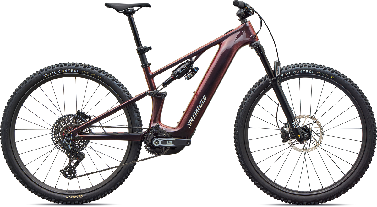 Specialized Turbo Levo R Pro – Gloss Black Red Chameleon / Dolomite