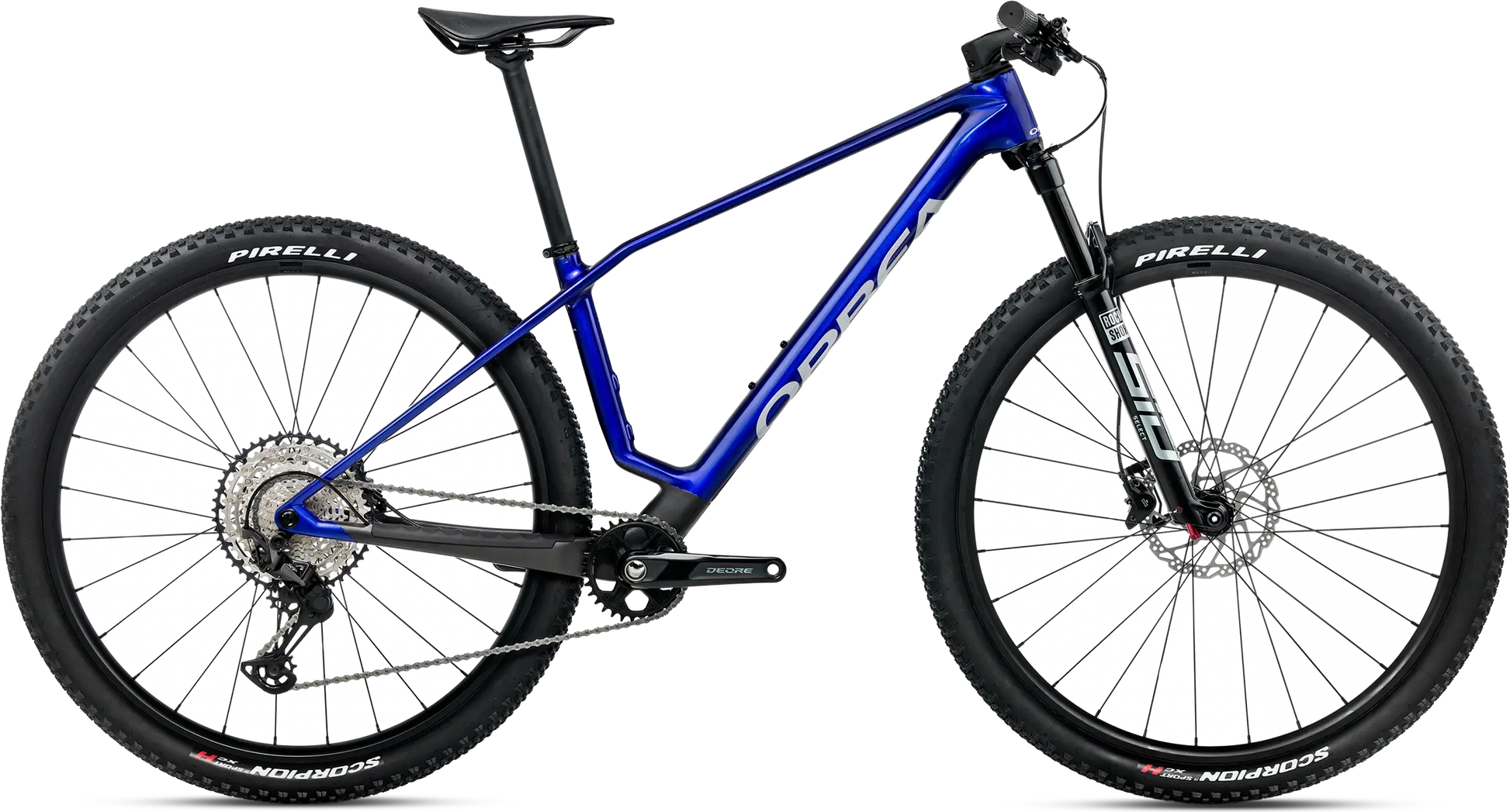 Orbea Alma M30 – Cobalt Blue (Gloss) - Carbon Raw (Matt)