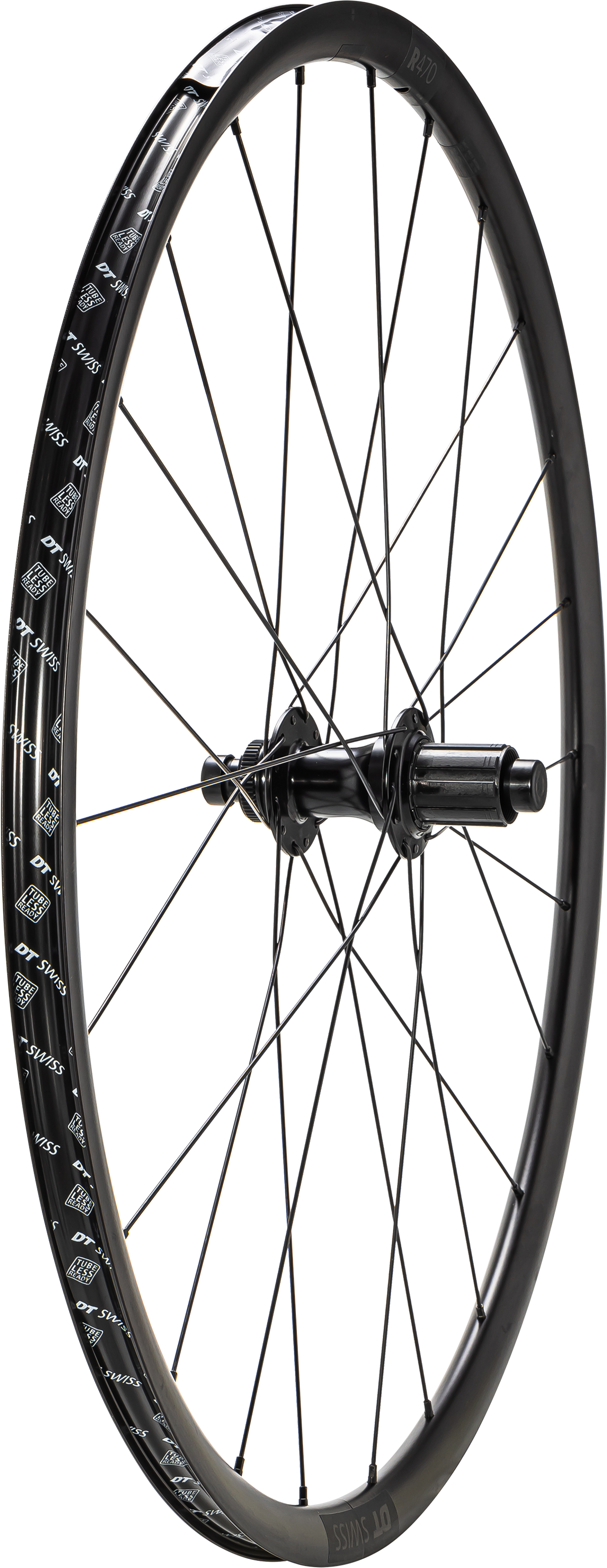 Specialized Whl Dt-R470 V2, 700c, Rear, Alloy, Ta, 12x142mm, Disc, Centerlock, 24h, Shimano 11-Spd Road Fhb - Black W/Charcoal Dcl