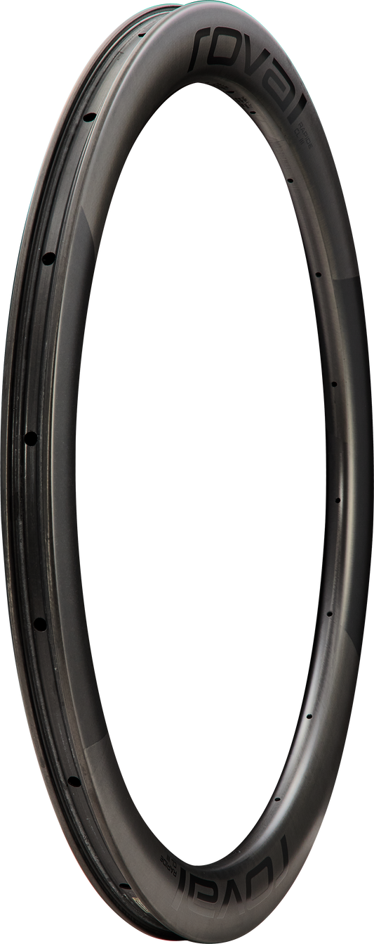 Specialized Rim My26 Rapide Cl Iii, 700c, Front, 18h, Disc, 21mm Internal, 51mm Depth (Cr2472) - Satin Carbon W/ Black Dcl