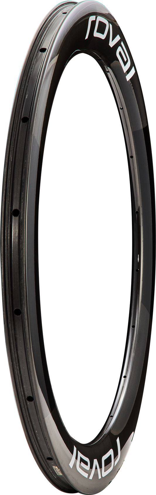 Specialized Rim My26 Rapide Sprint Clx, 700c, Front, 18h, 21mm Internal, 63mm Depth (Cr2374) - Gloss Carbon W/ White Dcl