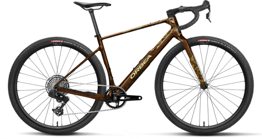 Orbea Terra M31e Team 1X 2026 – Caramel Carbon View (Gloss)