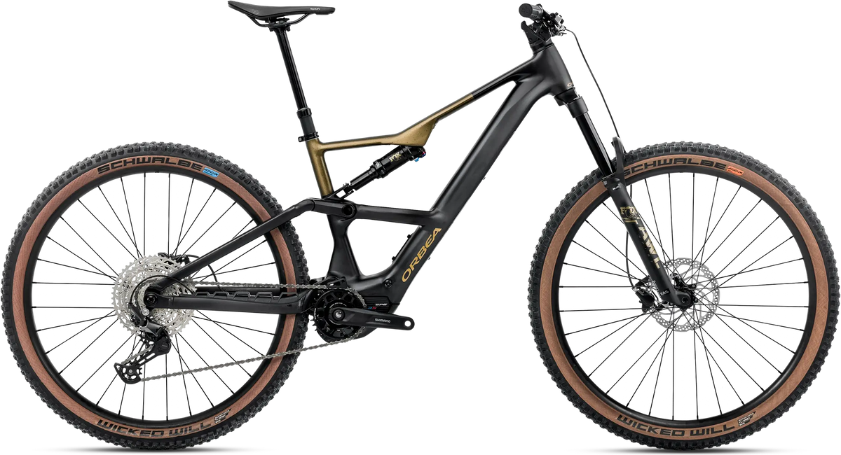 Orbea Rise SL H30 – Diamond Black - Splash Olive Green (Matt)