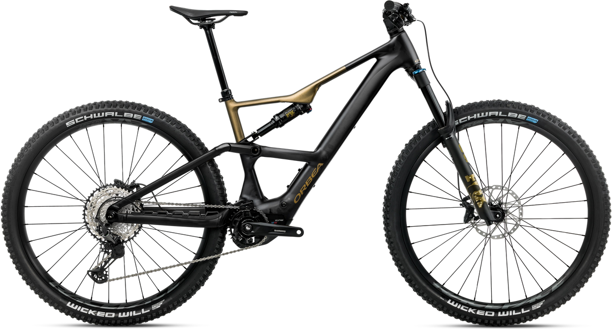 Orbea Rise SL H10 – Diamond Black - Splash Olive Green (Matt)