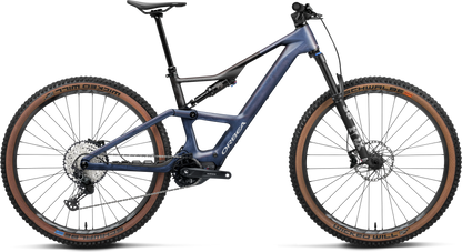 Orbea Rise SL M20 – Tanzanite Carbon View - Carbon Raw Matt