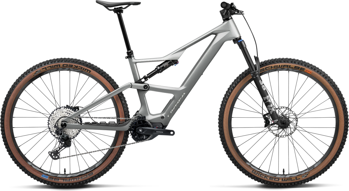 Orbea Rise SL M20 – Smooth Silver Matt - Titan Gloss