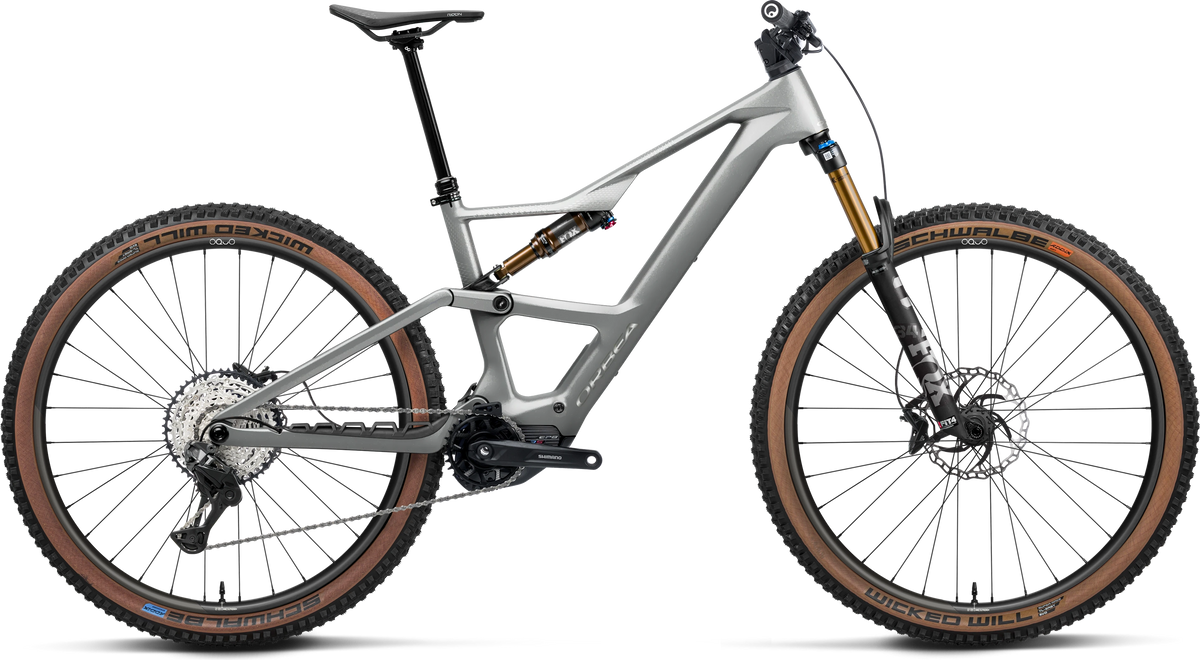 Orbea Rise SL M10 – Smooth Silver Matt - Titan Gloss