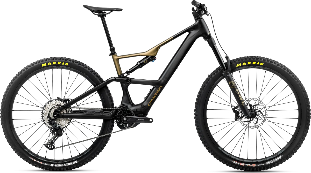 Orbea Rise LT H20 – Diamond Black - Splash Olive Green (Matt)