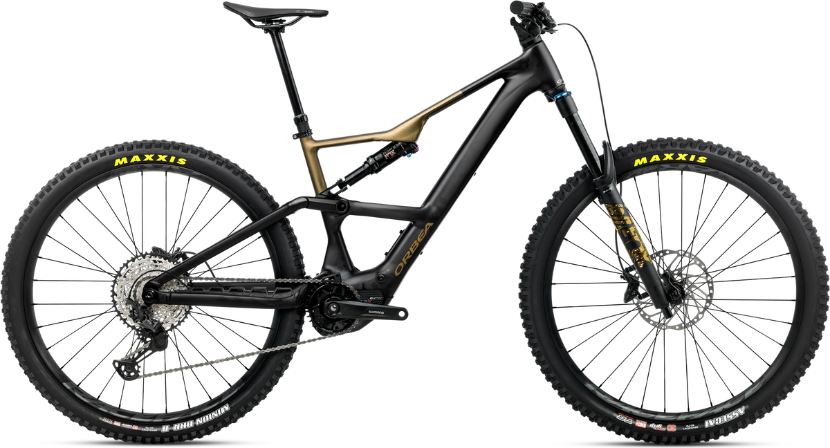 Orbea Rise LT H10 – Diamond Black - Splash Olive Green (Matt)