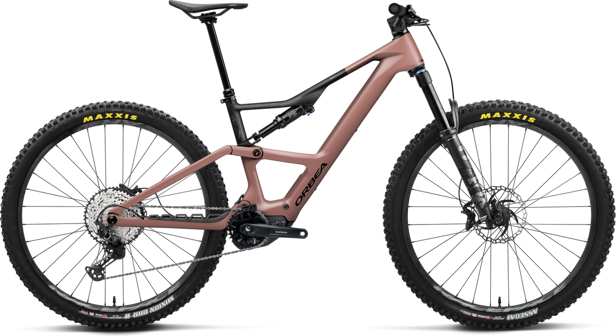 Orbea Rise LT M20 – Desert Rose - Carbon Raw Matt