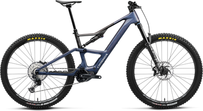 Orbea Rise LT M20 – Tanzanite Carbon View - Carbon Raw Matt