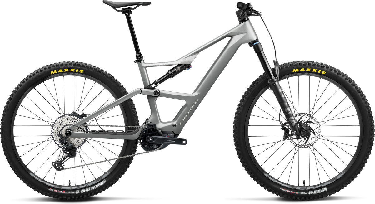 Orbea Rise LT M20 – Smooth Silver Matt - Titan Gloss