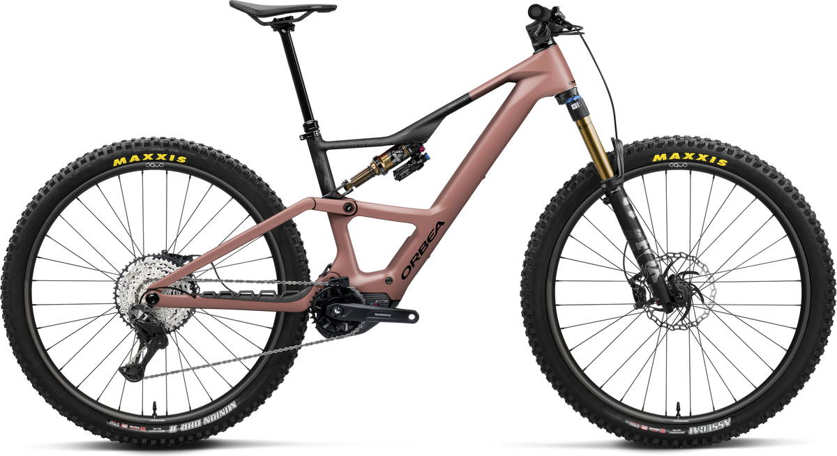 Orbea Rise LT M10 – Desert Rose - Carbon Raw Matt