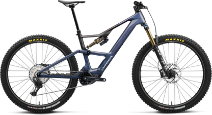 Orbea Rise LT M10 – Tanzanite Carbon View - Carbon Raw Matt