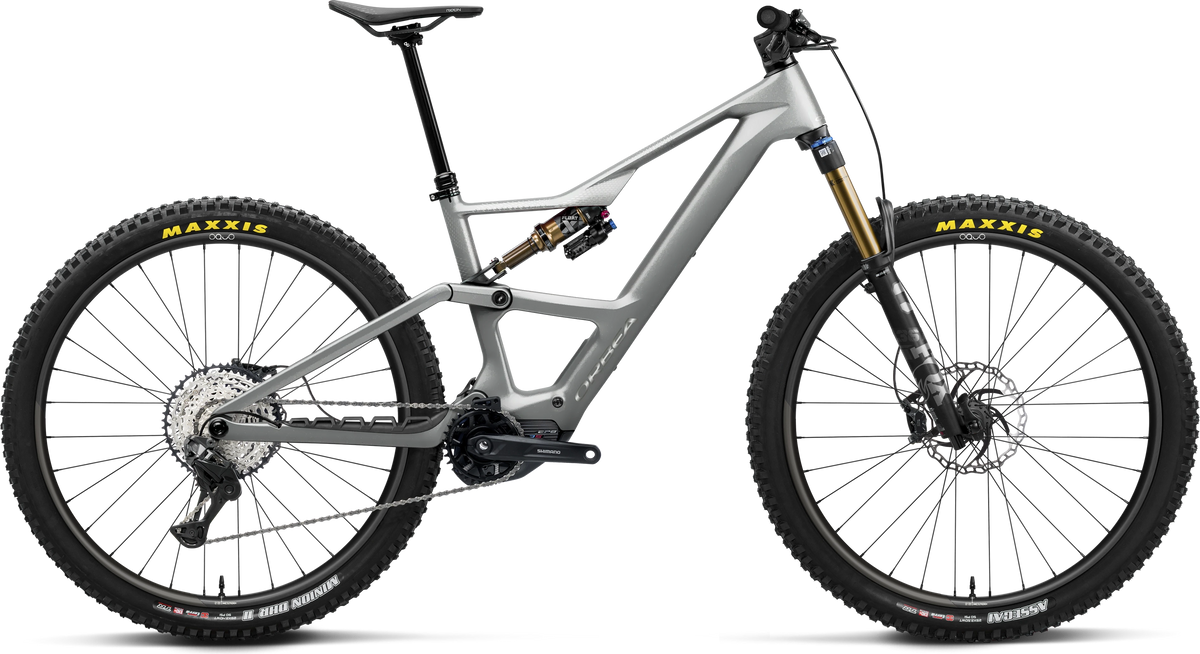 Orbea Rise LT M10 – Smooth Silver Matt - Titan Gloss