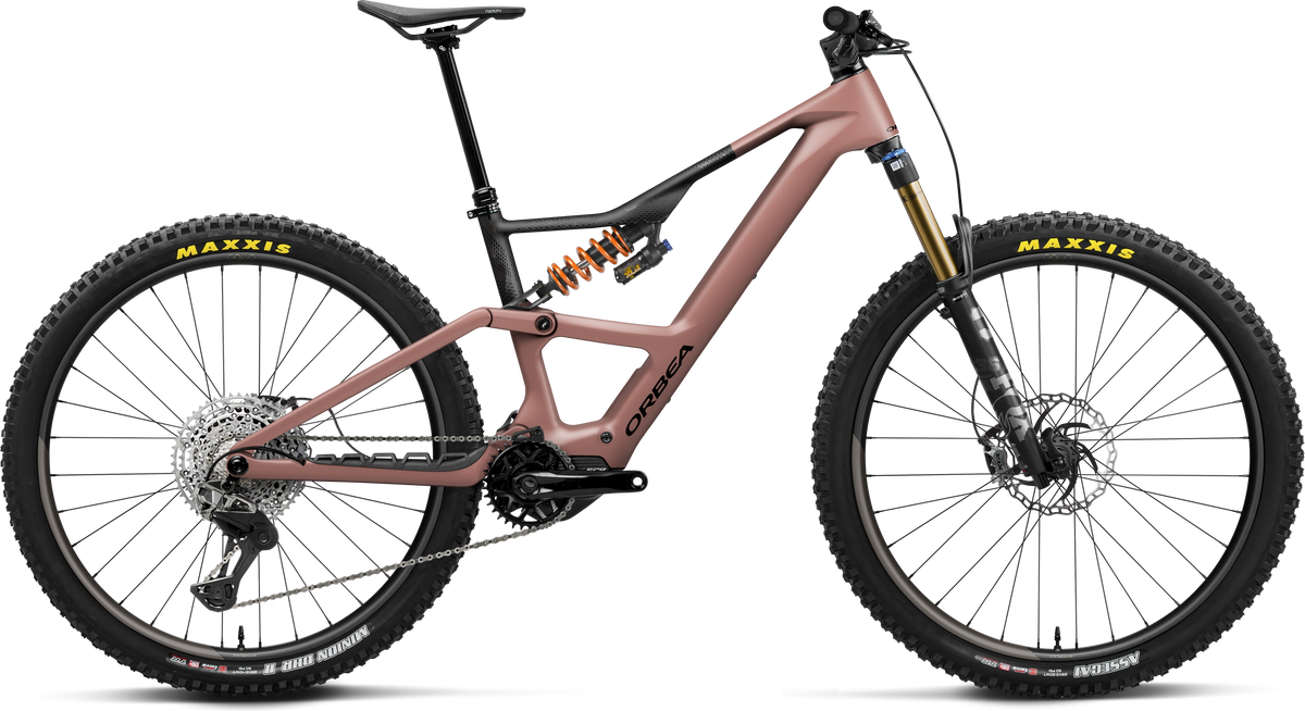 Orbea Rise LT M-TEAM – Desert Rose - Carbon Raw Matt