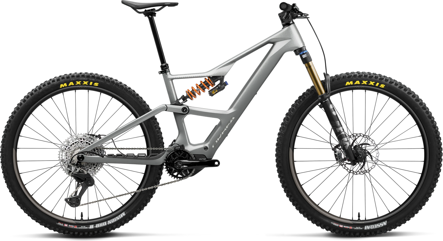 Orbea Rise LT M-TEAM – Smooth Silver Matt - Titan Gloss