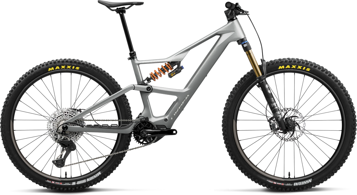 Orbea Rise LT M-TEAM – Smooth Silver Matt - Titan Gloss
