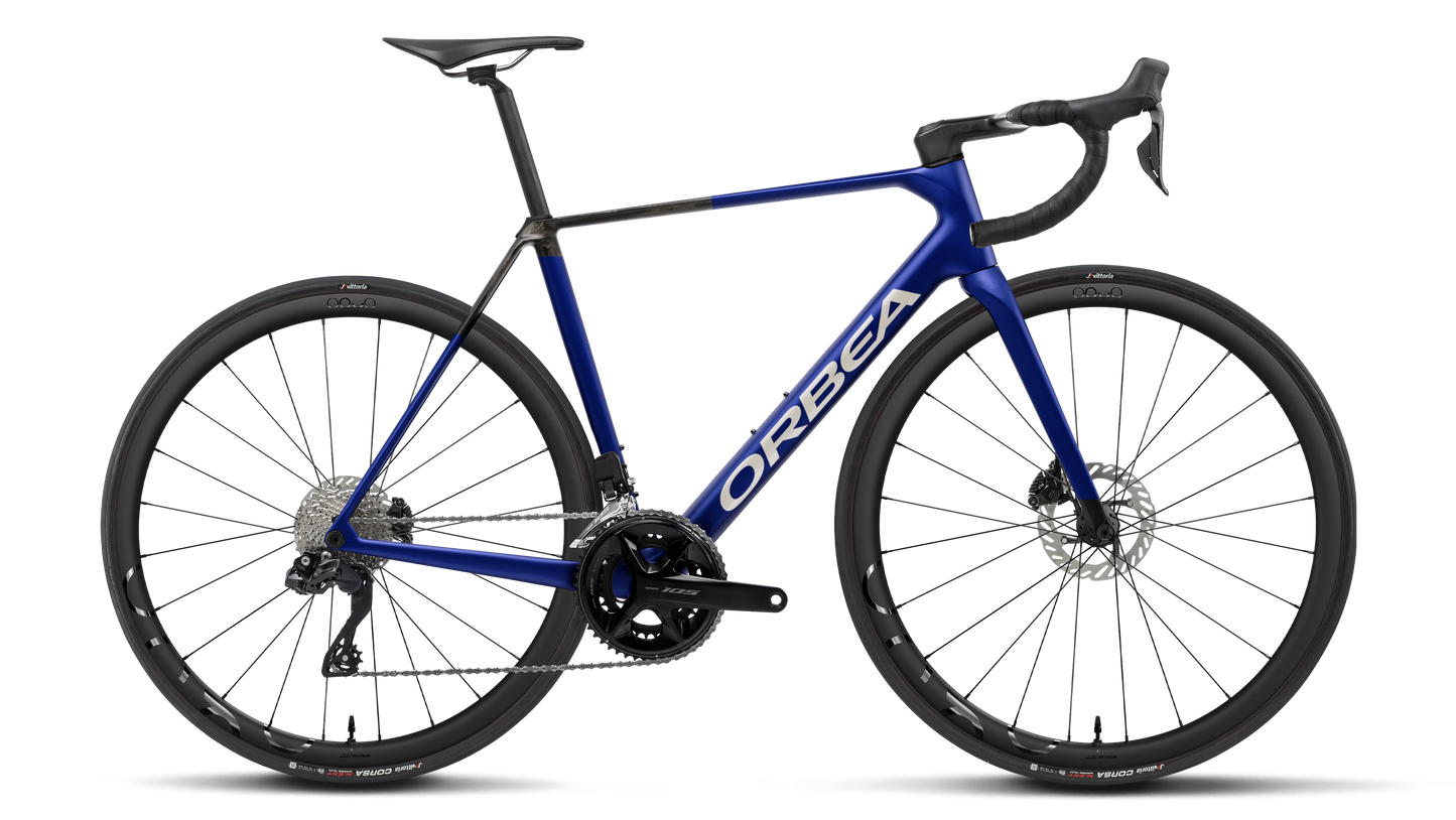 Orbea Orca M35i – Cobalt Blue - Carbon Raw (Matt)