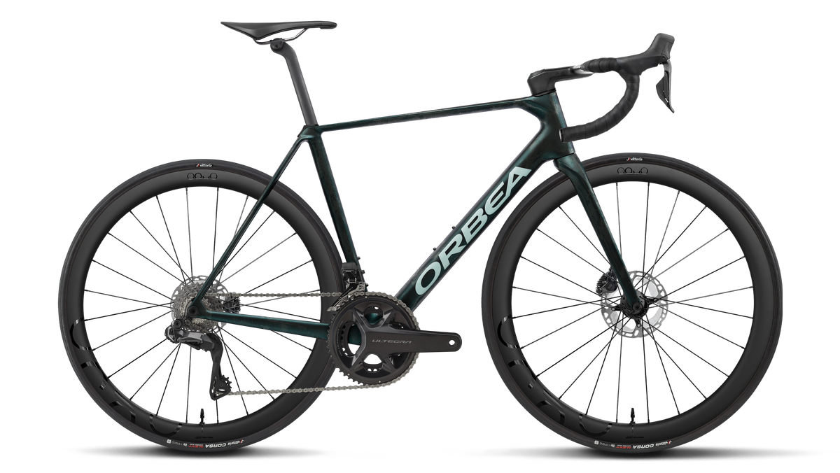 Orbea Orca M20i Team – Escape Green - Carbon View Matt
