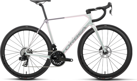 Orbea Orca M21e Team – Iris White (Gloss) - Lilac (Matt)