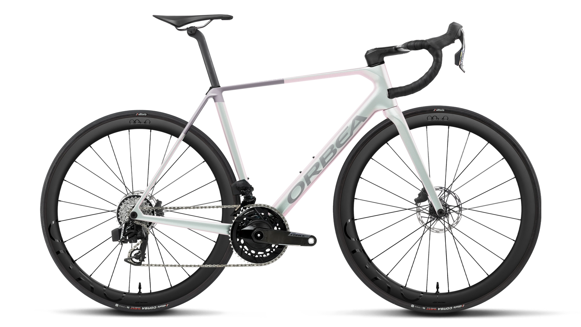 Orbea Orca M21e Team – Iris White (Gloss) - Lilac (Matt)