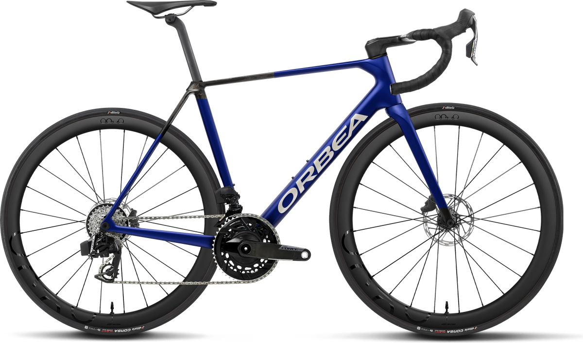 Orbea Orca M21e Team – Cobalt Blue - Carbon Raw (Matt)