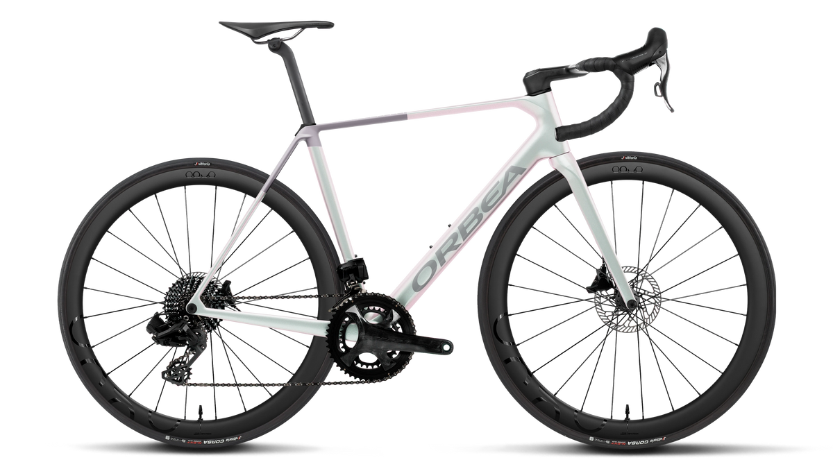 Orbea Orca M22 Team – Iris White (Gloss) - Lilac (Matt)