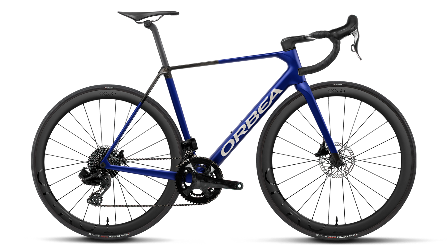 Orbea Orca M22 Team – Cobalt Blue - Carbon Raw (Matt)