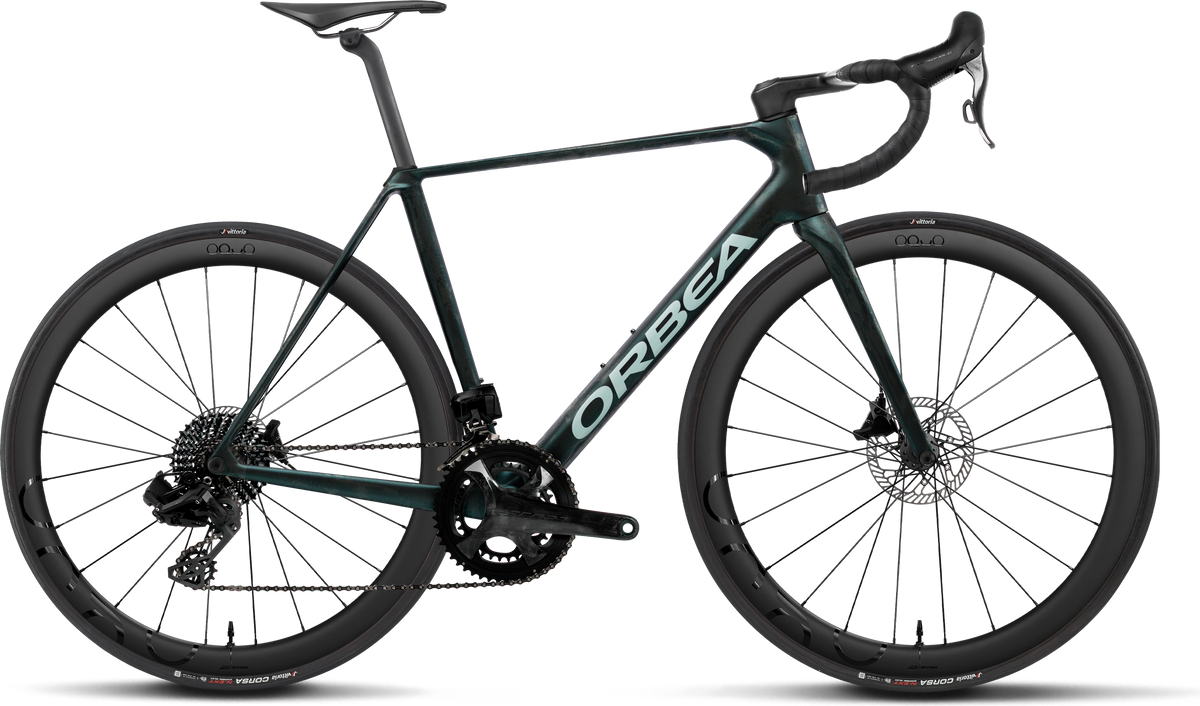 Orbea Orca M22 Team – Escape Green - Carbon View Matt