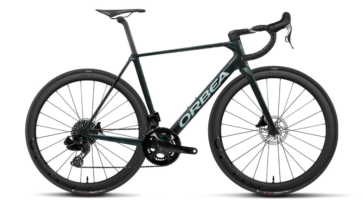Orbea Orca M22 Team – Escape Green - Carbon View Matt