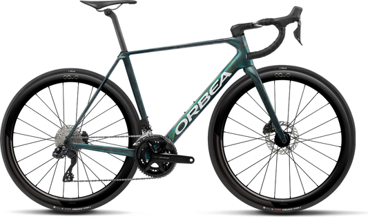 Orbea Orca M30i LTD PWR – Escape Green - Carbon View Matt