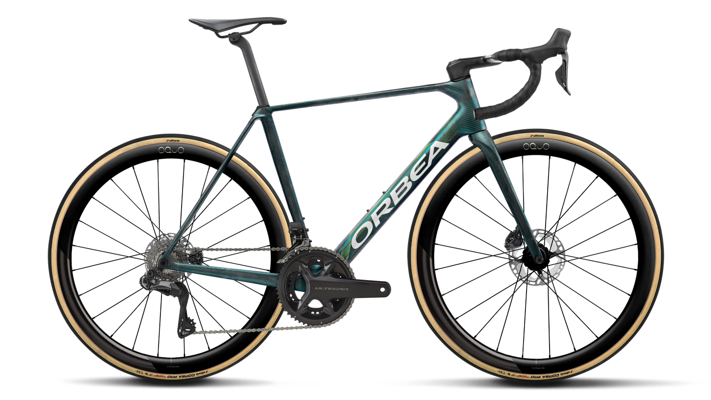 Orbea Orca M20i LTD PWR – Escape Green - Carbon View Matt