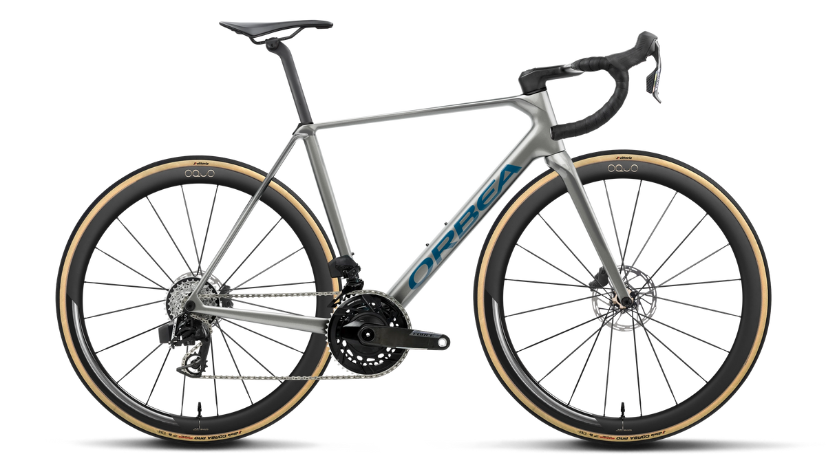 Orbea Orca M21e LTD PWR – Spark Silver - Titan Grey (Gloss)