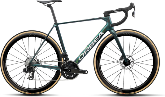 Orbea Orca M21e LTD PWR – Escape Green - Carbon View Matt