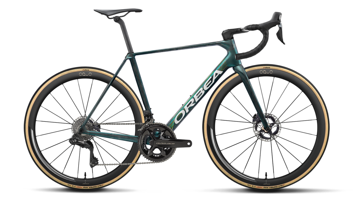 Orbea Orca M10i LTD PWR – Escape Green - Carbon View Matt