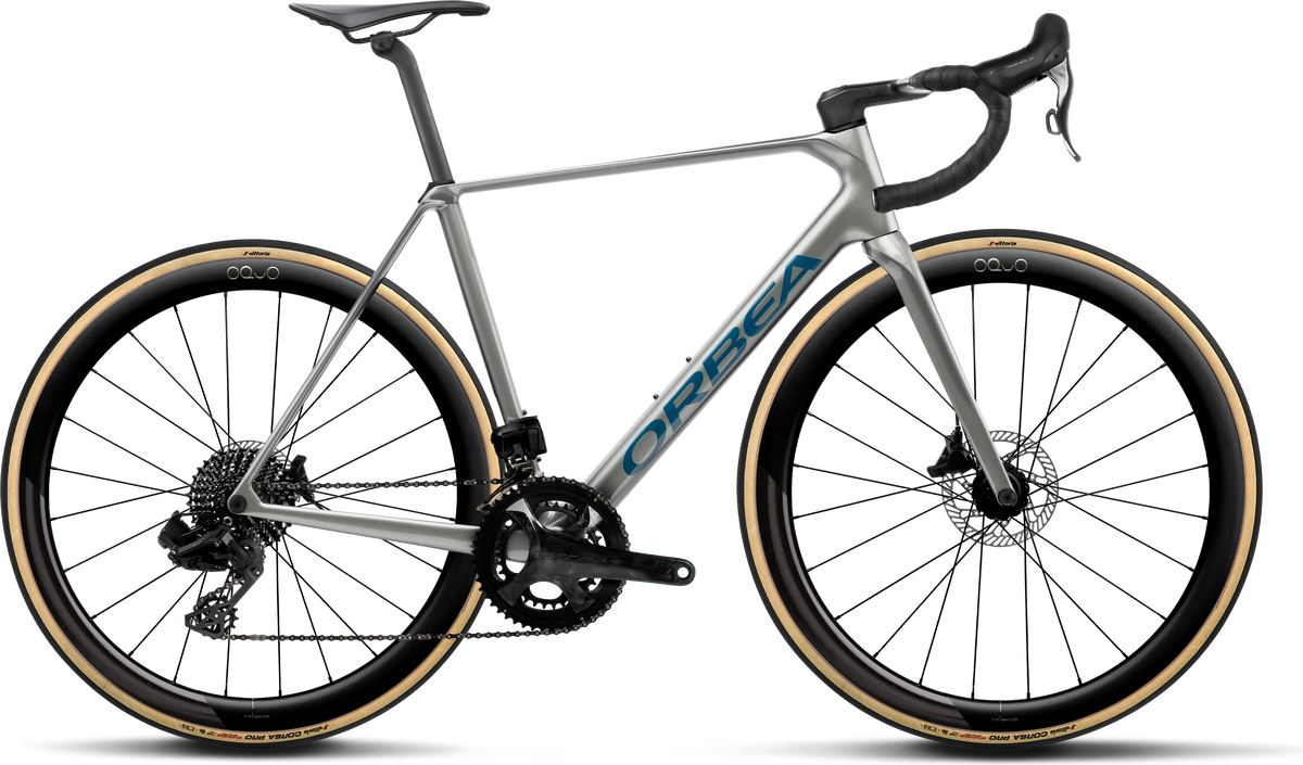 Orbea Orca M22 LTD PWR – Spark Silver - Titan Grey (Gloss)