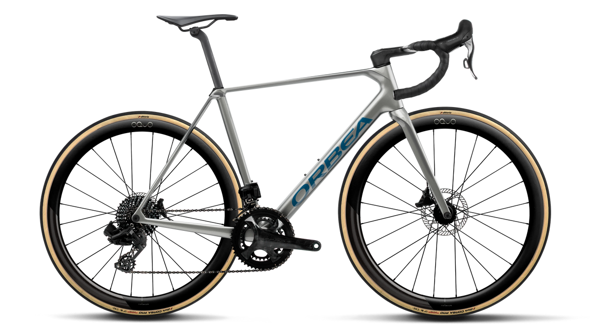 Orbea Orca M22 LTD PWR – Spark Silver - Titan Grey (Gloss)