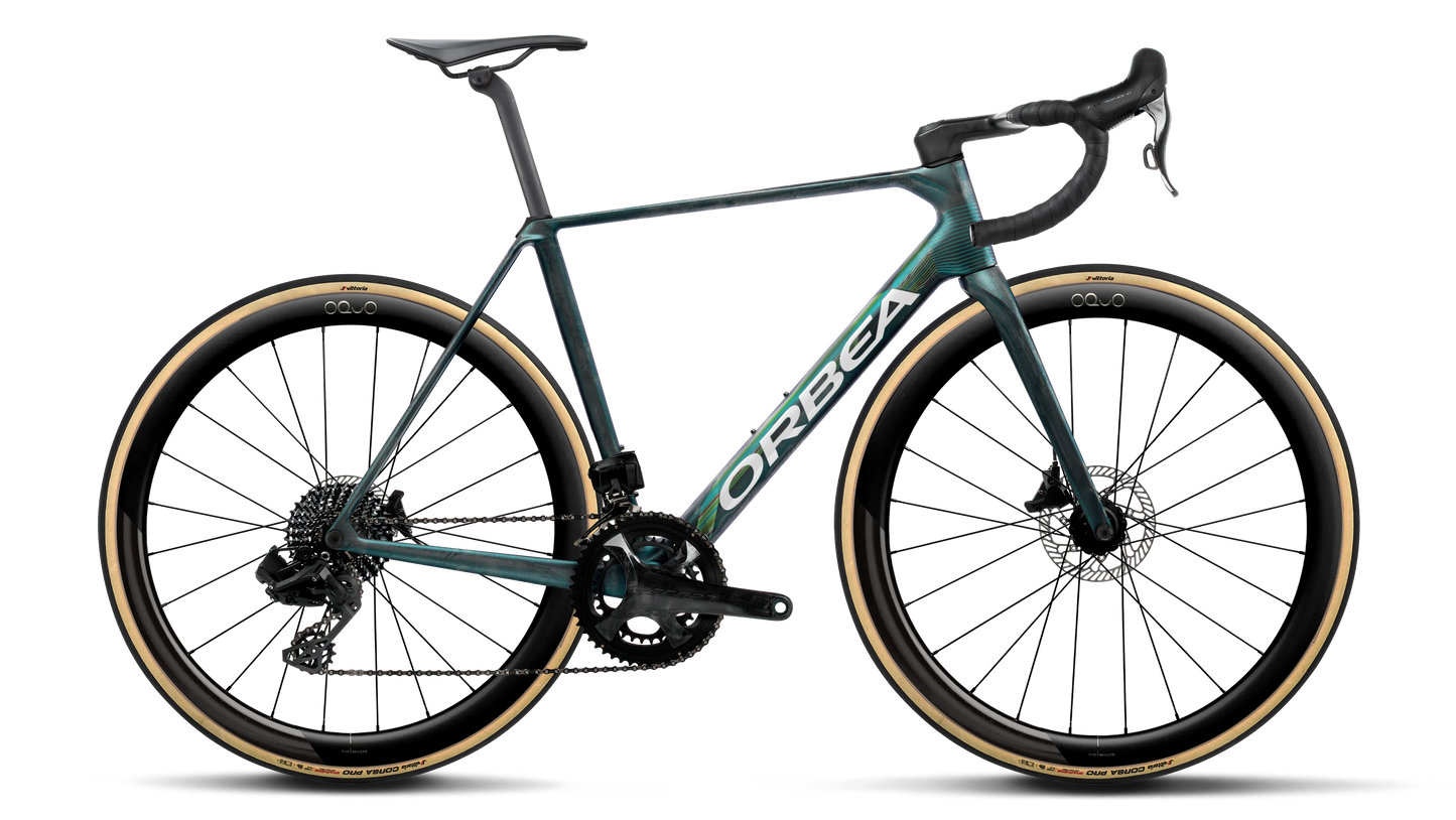 Orbea Orca M22 LTD PWR – Escape Green - Carbon View Matt