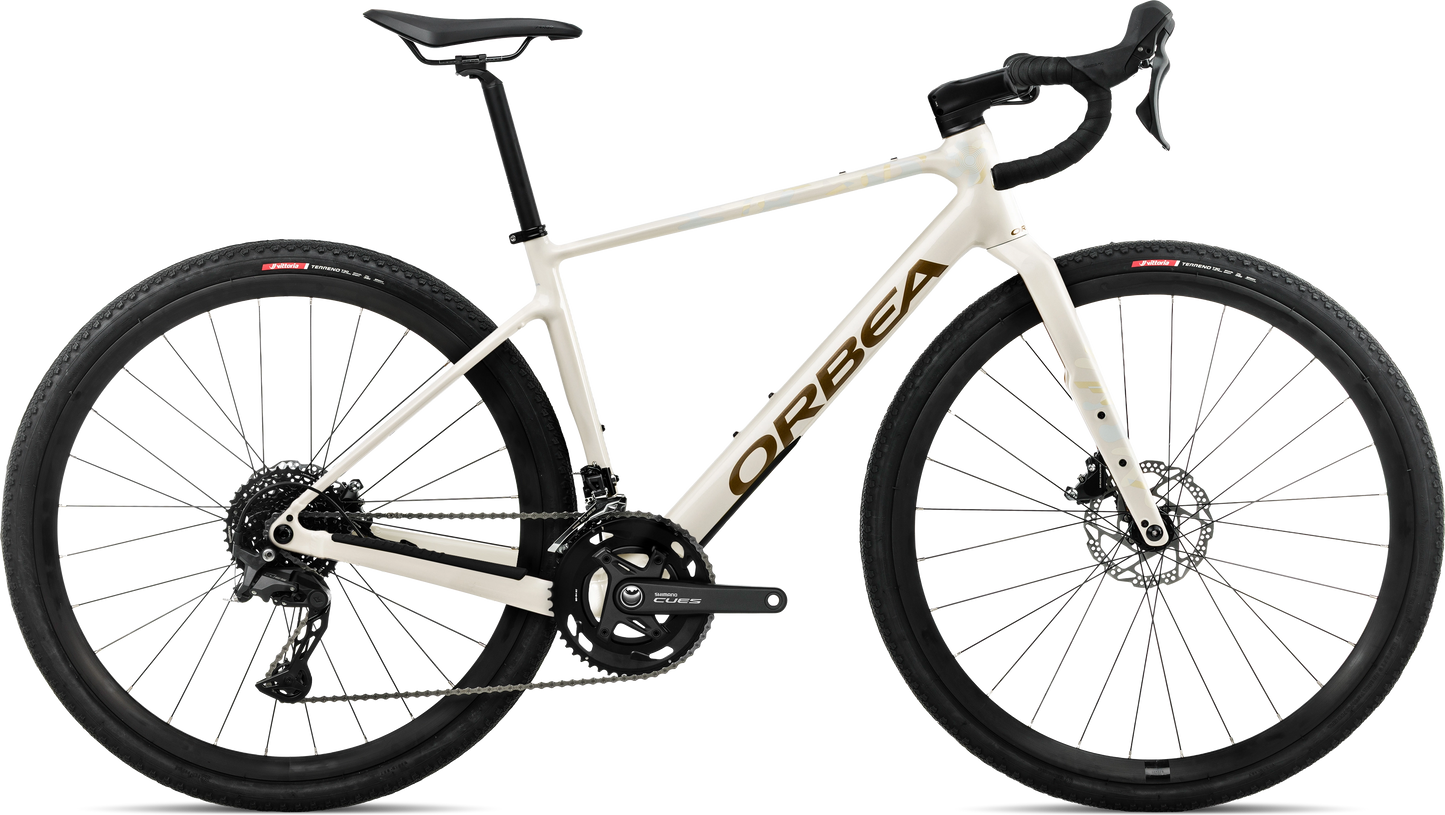 Orbea Terra H50 – Ivory White - Metallic Olive Green (Gloss)