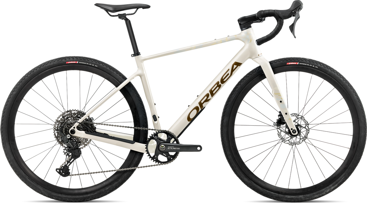 Orbea Terra H40 1X – Ivory White - Metallic Olive Green (Gloss)