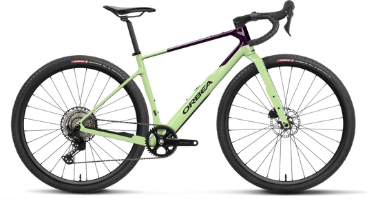 Orbea Terra M30 Team 1X – Acid Gum - Fantasy Purple Carbon View (Gloss)