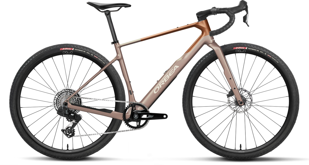 Orbea Terra M31e Team 1X – Nickel (Matt) - Metallic Cinamon (Matt)